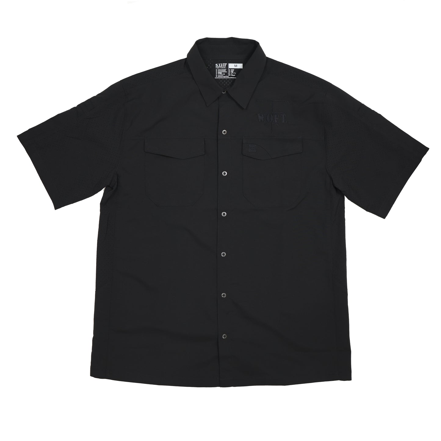 5.11 Mens Freedom Flex Short Sleeve Polo - Black