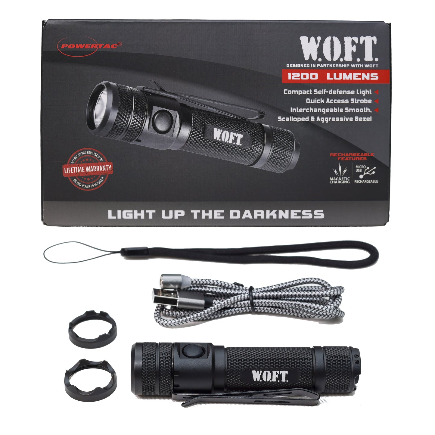 WOFT 1200 Lumen EDC Flashlight